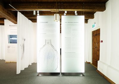 Death exhibition graphics